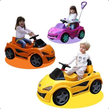 Imagem de Carrinho de Brinquedo Passeio MC Laram Andador Infantil Empurrador Qua