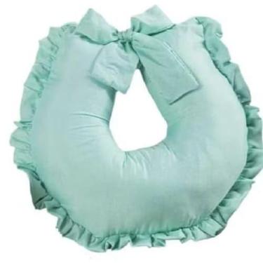 Imagem de Almofada de Amamentação para Amamentar com Babado para Menina e Menino