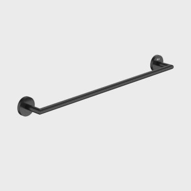Imagem de Toalheiro de Barra 600mm Hotels Round Matte Black