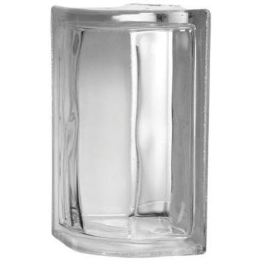 Imagem de Bloco De Vidro Canto Para Acabamento Final 19X19X8 Tradestar