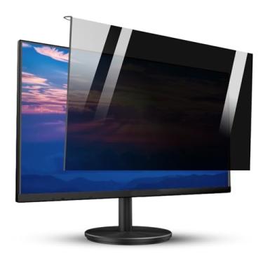 Imagem de HXLXWUSC Tela suspensa de privacidade para computador, protetor de tela com bloqueio de luz azul, 45 a 81 cm, adequado para escola, escritório (20/22 polegadas 491 x 320 mm)