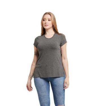 Imagem de Camiseta Feminina Plus Size Tampa Bumbum Longa Premium Mullet - Konoa,