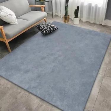 Imagem de Tapete simples de cor sólida, varanda, corredor, lavável, capacho para quarto, decoração de casa, tapete de chão, tamanho grande, sala de estar, tapete decorativo (40x60cm/6)