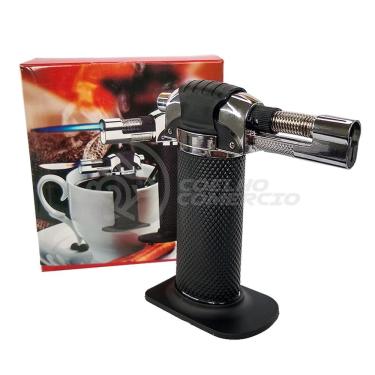 Imagem de Maçarico Culinario Gourmet Portátil Gás Butano Recarregável