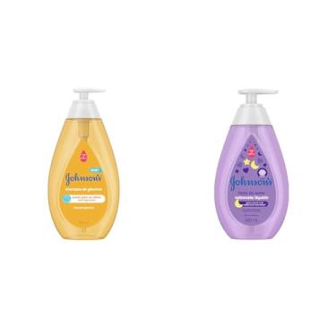 Imagem de Kit Johnson's Baby Shampoo Glicerina Para Bebê, 750ml + Johnson's Baby Sabonete Líquido Relaxante Hora do Sono, 400ml