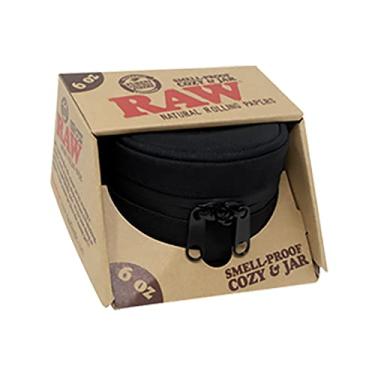 Imagem de RAW Pote À Prova De Cheiro E Recipiente Térmico Com Trava (6 Oz), Preto, 6 Onças, 6,0 Onças Fluidas
