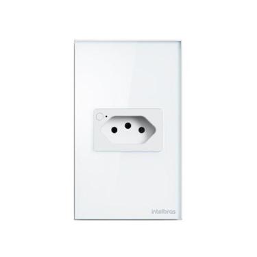 Imagem de Tomada Izy Simples 10A Smart Wi-Fi Ets 1001 Branco 4850062 - Intelbras