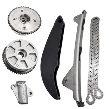 Imagem de Kit de corrente de distribuição 24350-2E700 com VVT compatível com Hyundai Elantra Kona Veloster 2017-2022 Kia Forte 2.0L Substituir 243212E010 24321-2E010