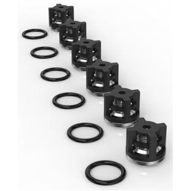 Imagem de AR1828 Kit de válvula de retenção de bomba de lavadora de pressão – Conjunto de válvula de substituição com anéis de vedação para Annovi Reverberi 18 mm RKV, RRV, XRC, XRCA Series – Compatível com kit