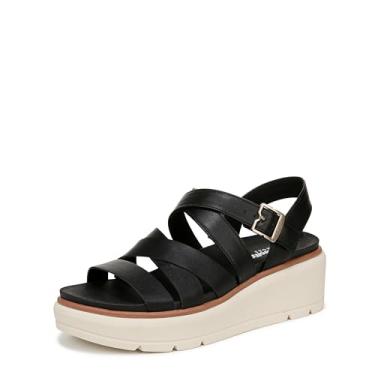 Imagem de Dr. Scholl's Sandália feminina Nice Day Max Sun, Preto liso, 36