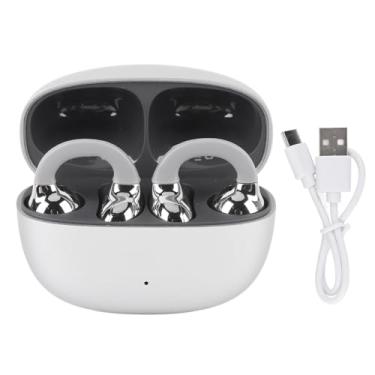 Imagem de Phefop Em Fones de Ouvido, 5.4 de Sem Fio Cancelando Os Fones de Ouvido da Bateria Longa Com Estojo de Carregamento, Prova de Chuva para Fitness