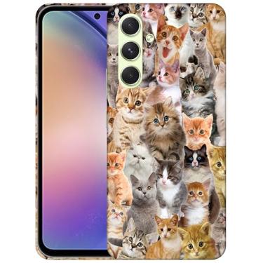 Imagem de SM CASES Capa para Samsung Galaxy A54 5G - Capa de plástico rígido com design impresso em 3D para Samsung Galaxy A54 5G