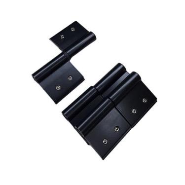 Imagem de Dobradiça Porta De Giro Dob798 Dob828 2 Abas Preto 6 Peças - UDINESE