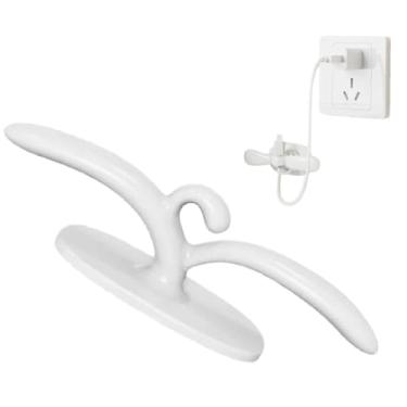 Imagem de Kit 24 Enrolador de Fios Organizador de Cabos Suporte Adesivo