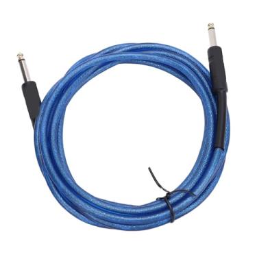 Imagem de Zhjvihx Cabo de Guitarra Elétrico, Redução de Ruído Coaxial de Guitarra de Compatibilidade de Transferência de Sinal Estável de Ampla Compatibilidade para o Teclado do Amplificador de Graves (3