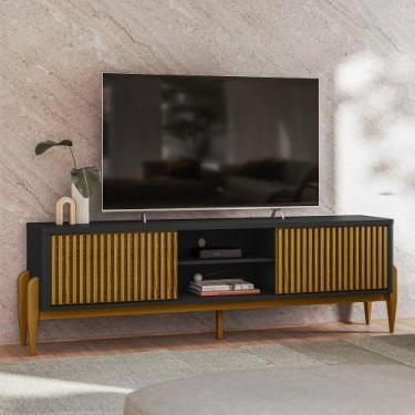 Imagem de Rack Sereno para Tv até 55 polegadas com Ripado 2 Portas de Correr 180