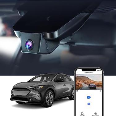 Imagem de Fitcamx 4K Dash Cam Adequada para Subaru Solterra 2023-2025 Premium Limited Touring Onyx Edition, OEM Fábrica Olhar, 2160P UHD Vídeo, WiFi & APP, Loop Gravação, G-Sensor, Fácil de Usar, 64GB Cartão