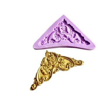 Imagem de F1020 molde de silicone arabesco confeitaria biscuit - confeitaria dos
