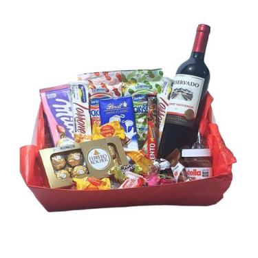 Imagem de Cesta De Presente Premium Produtos Renomados 20 Itens - Cesta de Prese