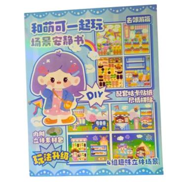 Imagem de Kit de Adesivos para Cenários Infantis, Cadernos Decorativos em Miniatura, Mundo Tridimensional 3D (Cidade)