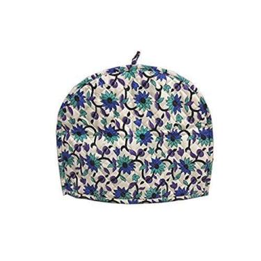 Imagem de GDONLINE Vintage Home Decorative Indian Mandala feito à mão Algodão Flor Estampado Chá Cosy Home Decore Tea Cozies Tea Pot Cover Warer Tea Cozy Cover 14x11 polegadas