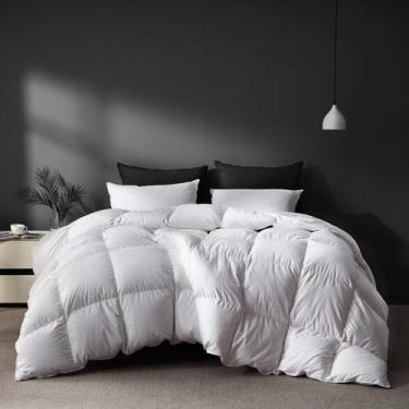 Imagem de Edredom Saisier White Goose Feather Down 2,2 kg Queen Size