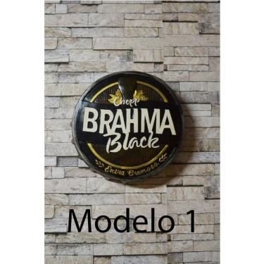 Imagem de Tampa de Barril Resina Brahma Black Cantinho do Churrasco