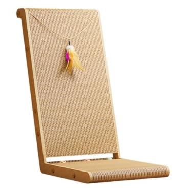 Imagem de KiBcsLic Arranhador para Gatos, Placa de Arranhar, Cama de Papelão, Poste Vertical, Suprimentos para Gatinhos com Design em L para Economia de Espaço, Adequado, L