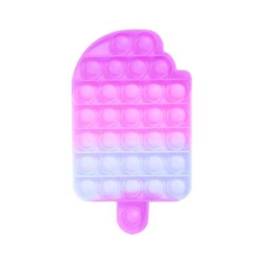 Imagem de Descoloração Toy Push Bubble Fidget Stress Aliviar Brinquedo Autismo -