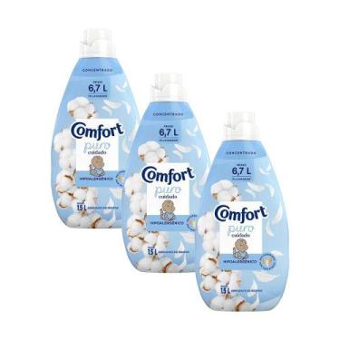 Imagem de Kit 3 Amaciantes Comfort Concentrado Puro Cuidado Intense 1,5l