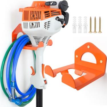 Imagem de reliahom Cabide para comedor de ervas daninhas, suporte de parede pesado atualizado, suporte de aparador de organização de garagem para aparador de sebes, ferramentas de jardim, garagem, 1 pacote