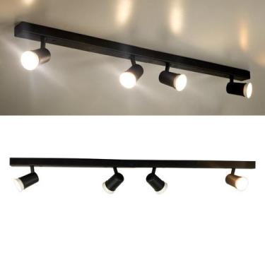Imagem de Kit 2 Trilho Eletrificado 2 Spot Led MR16 GU10 Direcionável - Madeinsp