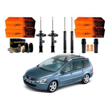 Imagem de Kit Amortecedor Dianteiro Traseiro 307 Sw 2.0 2002 A 2006 - Cofap