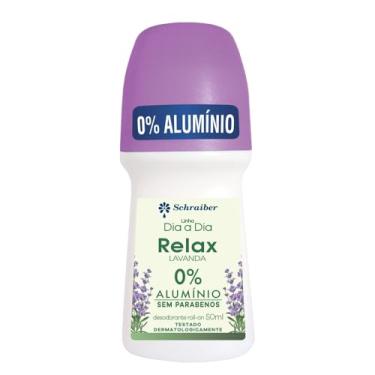 Imagem de Desodorante Roll On Schraiber Relax Lavanda 60ml Sem Alumínio Sem Parabenos Vegano e Dermatologicamente Testado