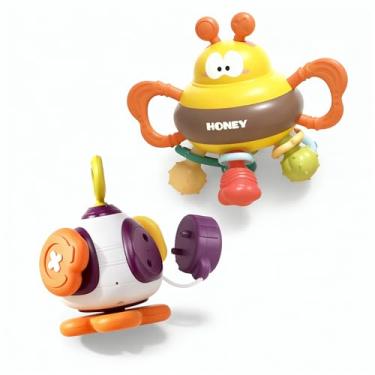 Imagem de Kit Com 2 Itens - Brinquedo Montessori Sensorial para Bebê 6 a 24 meses, Cubo de Atividades 2 em 1, Estimula Coordenação Motora e Sentidos, Certificado INMETRO