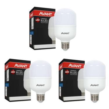 Imagem de Kit 3 Unidades Lâmpada Led 50w Avant 6500k Luz Branca do Dia Forte Ilu