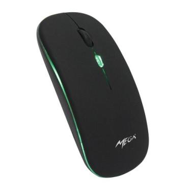 Imagem de Mouse sem Fio Recarregável Mega M185 com Led DPI Ajustável