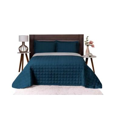 Imagem de Kit Cobre Leito Queen Londres 1 Cobre Leito 600 Fios Dupla Face 2 Port