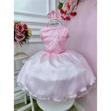 Imagem de Fantasia Infantil da Bailarina Luxo com Tiara Inclusa - Fabuloso Ateli