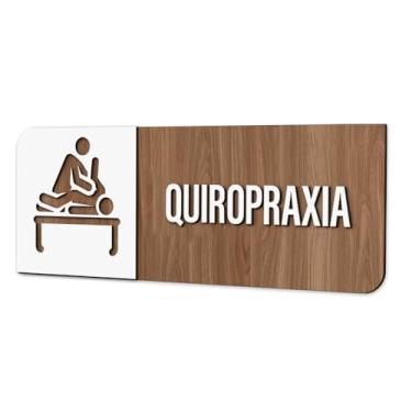 Imagem de Placa de Sinalização Indicativa - Quiropraxia