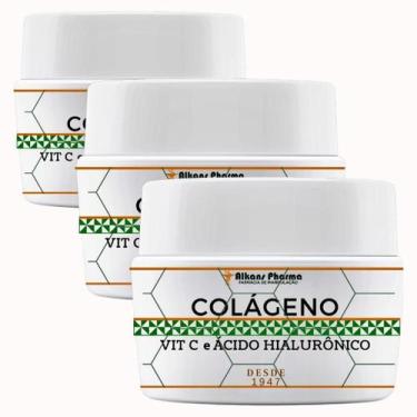 Imagem de Colágeno Hidrolisado Com Vit C + Ac Hialurônico 600 G - Alkans Pharma