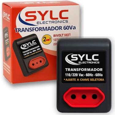 Imagem de Autotransformador Conversor de Voltagem Bivolt 127V 220V | 60VA 45W | Compacto e Seguro para Pequenos Equipamentos Eletrônicos