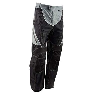 Imagem de Milwaukee Leather MPM5729 Calça masculina preta e cinza Tri-Tex tecido motociclista com proteção CE Armor - 34