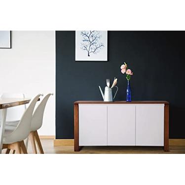 Imagem de Buffet Sala de Jantar 3 Portas Prisma Meu Móvel de Madeira - Garapa e Off White