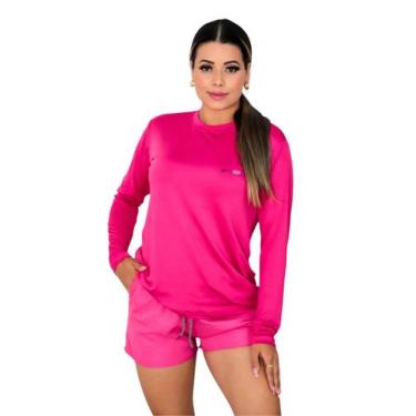 Imagem de Camiseta Manga Longa Com Proteção UV FPS50 Feminino - Roger, P, Rosa