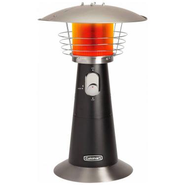 Imagem de Aquecedor de Pátio a Gás 11.000 BTU com Interruptor de Segurança Cuisinart COH 500 Preto