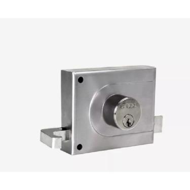 Imagem de Fechadura Portão Sobrepor Pado 525 100mm - Inox Escovado