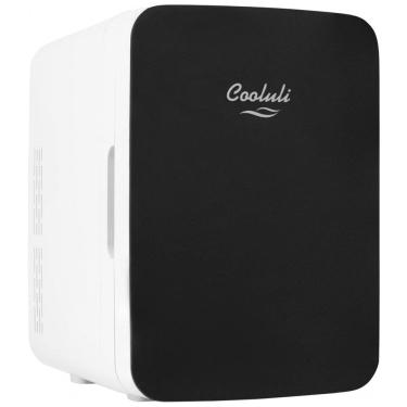 Imagem de Mini Geladeira para Skincare 10 Litros, 12V, Bivolt, COOLULI I10L2BK, Branco e Preta