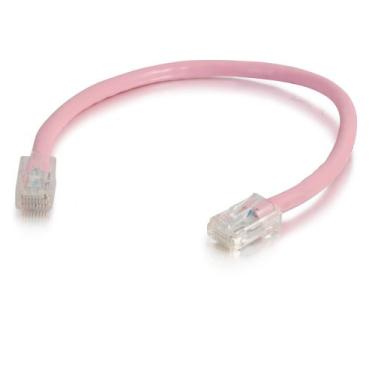 Imagem de C2G Cabo 00633 Cat5e - Cabo de rede Ethernet não blindado acionado, rosa (35 pés, 10,66 metros)