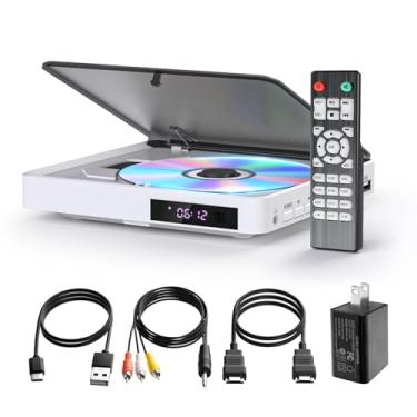 Imagem de Arafuna Mini leitores de DVD para TV, leitor de DVD HDMI com controle remoto e cabo RCA, reprodutores de DVD gratuitos de região HD 1080p